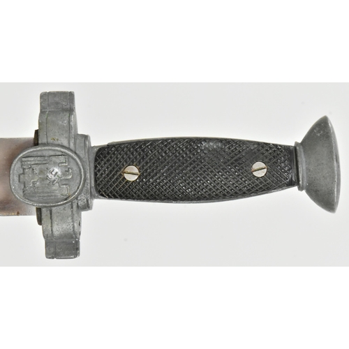 350 - A WWII Second World War Third Reich Nazi German DRK (Red Cross) Enlisted Mans Hewer dagger. Chequere... 