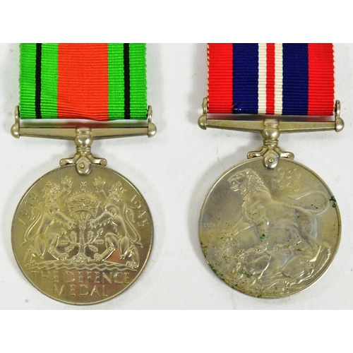 387 - A WWII Second World War medal group comprising; British War medal, Defence medal, Italy Star, 1939-4... 