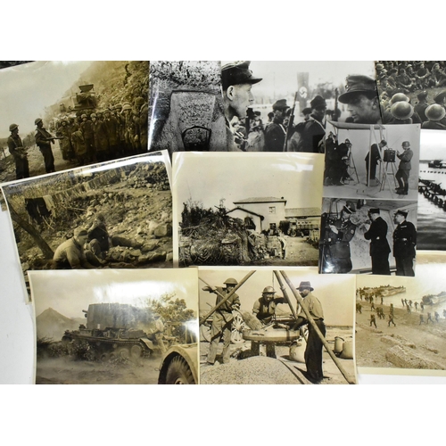 398 - WWII Second World War - a collection of 100+ original c1940s wartime press photographs, most being w... 