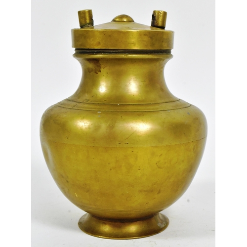 402 - Mahatma Gandhi (1869-1948) - an early to mid 20th century Indian brass water pot (lota), once owned ... 