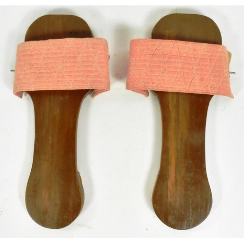 403 - Mahatma Gandhi (1869-1948) - a pair of Gandhi's personally made and worn sandals. These were made by... 