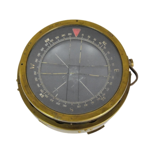 45 - A WWII Second World War Air Ministry RAF Royal Air Force Type P10 navigation compass. Serial No. 271... 