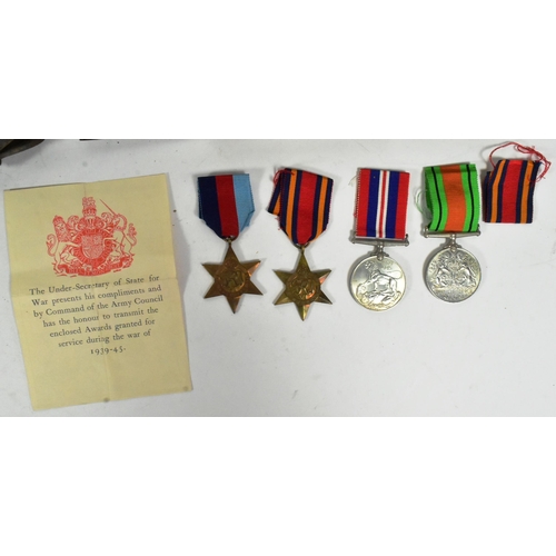 6 - A WWII Second World War medal group and personal effects belonging to one Lieutenant John Kenneth Wi... 