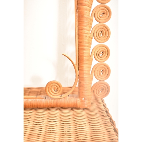 152 - Pons Leyva - A selection of mid 20th century Spanish bamboo and wicker woven furniture. The lot comp... 