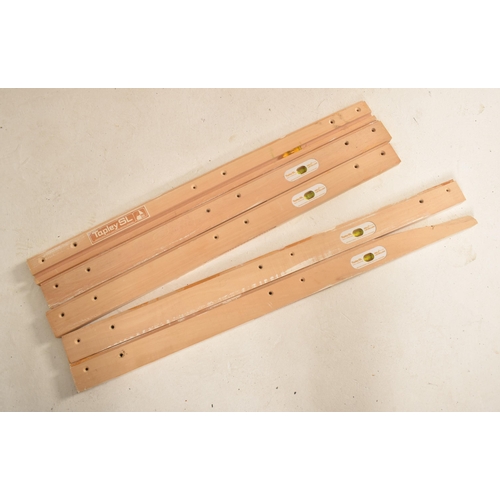 154 - Beaver & Tapley - SL Wall Hanging System - A retro mid 20th century circa 1970s teak six parts modul... 