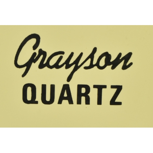 171 - Grayson Quartz - A late 20th century vintage perpetual wall clock and calendar of plastic constructi... 