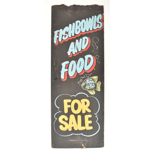 299 - Two vintage 1970s wooden funfair / fairground amusement park rectangular games signs. The lot compri... 