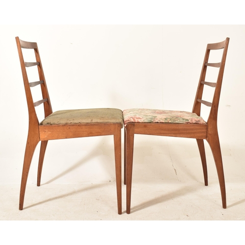 75 - A. H. Mcintosh & Co. - A retro mid 20th century teak wood extending dining table and chairs. The tab... 