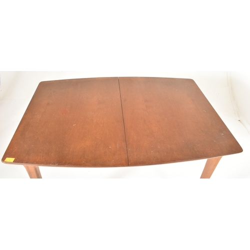 75 - A. H. Mcintosh & Co. - A retro mid 20th century teak wood extending dining table and chairs. The tab... 