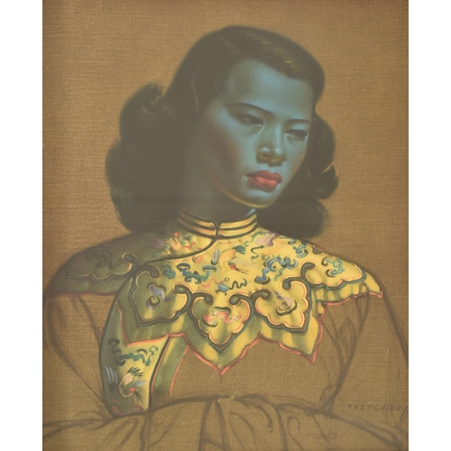 103 - After Vladimir Tretchikoff - The Chinese Girl - A retro mid 20th century print of the painting also ... 