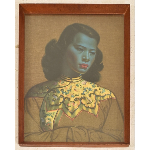 103 - After Vladimir Tretchikoff - The Chinese Girl - A retro mid 20th century print of the painting also ... 