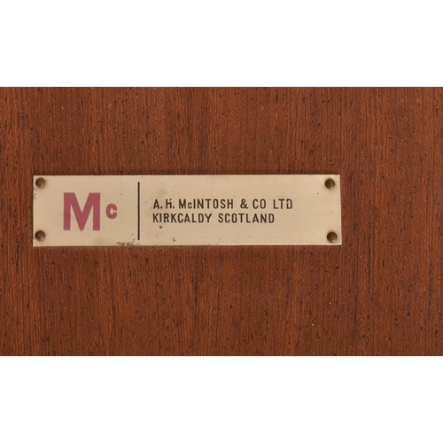 11 - A. H. McIntosh Of Kirkcaldy - Dunvegan range - A retro mid 20th century 1960s teak wood extending di... 