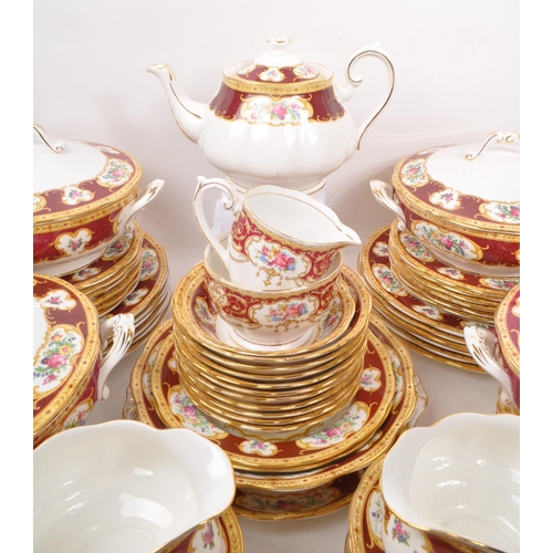 10 - Royal Albert - Lady Hamilton - Large extensive collection of vintage 20th century porcelain tea serv... 