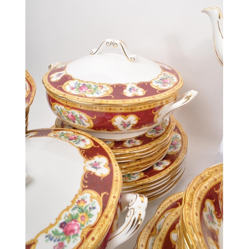 10 - Royal Albert - Lady Hamilton - Large extensive collection of vintage 20th century porcelain tea serv... 