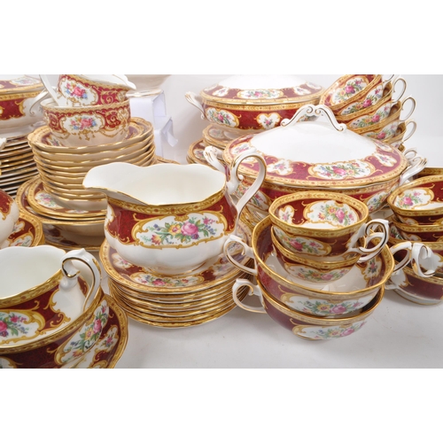 10 - Royal Albert - Lady Hamilton - Large extensive collection of vintage 20th century porcelain tea serv... 