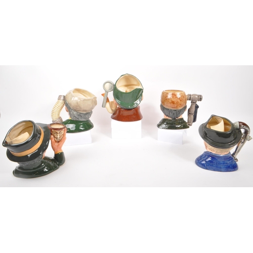 103 - Royal Doulton - A collection of five 20th Century ceramic Royal Doulton character jugs comprising of... 