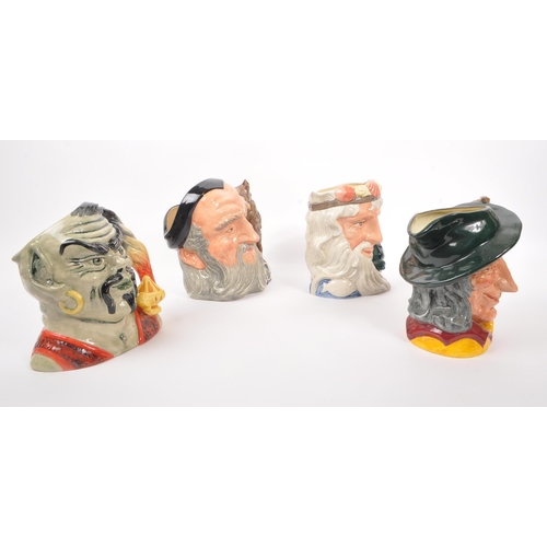 104 - Royal Doulton - A collection of four 20th Century ceramic Royal Doulton character jugs comprising of... 