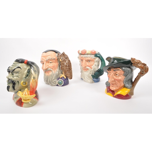 104 - Royal Doulton - A collection of four 20th Century ceramic Royal Doulton character jugs comprising of... 