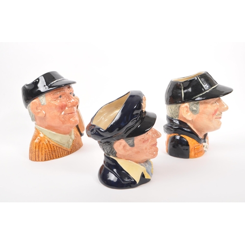 108 - Royal Doulton - A collection of three 20th Century ceramic Royal Doulton character jugs comprising o... 