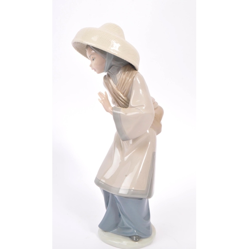 15 - Lladro - A late 20th century retired Lladro porcelain figure. The figure no.5123 ' My Precious Bundl... 