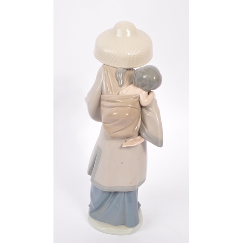 15 - Lladro - A late 20th century retired Lladro porcelain figure. The figure no.5123 ' My Precious Bundl... 