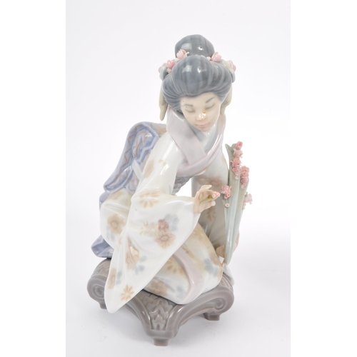 18 - Lladro - Two 20th century Lladro porcelain figures. The collection to include no.1447 Michiko and no... 