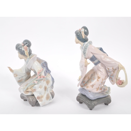 18 - Lladro - Two 20th century Lladro porcelain figures. The collection to include no.1447 Michiko and no... 