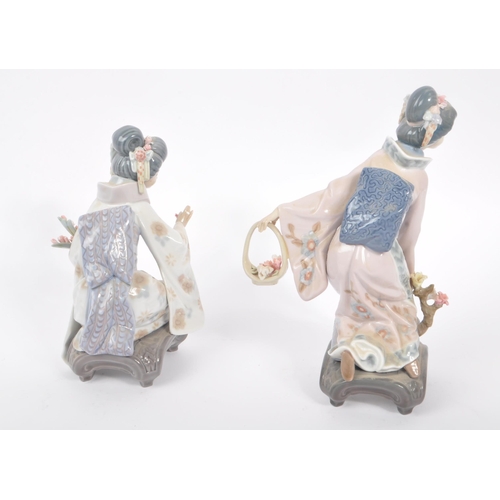 18 - Lladro - Two 20th century Lladro porcelain figures. The collection to include no.1447 Michiko and no... 