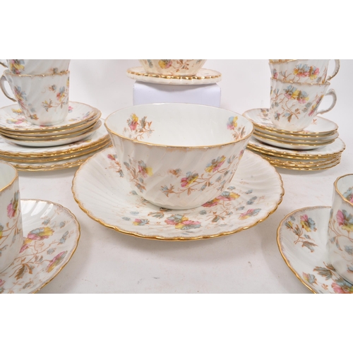 181 - S. Fielding & Co - An early 20th Century Edwardian porcelain china S. Fielding & Co tea service havi... 