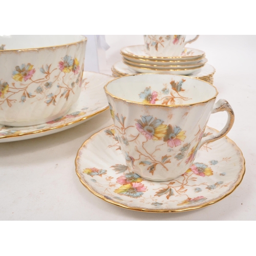 181 - S. Fielding & Co - An early 20th Century Edwardian porcelain china S. Fielding & Co tea service havi... 