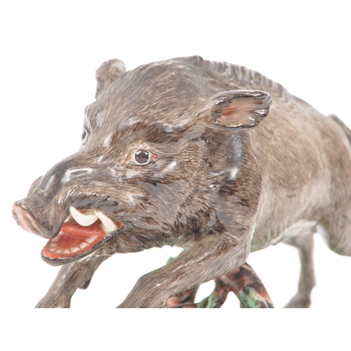 185 - Nymphenburg - After Frankenthal - An early 20th century Nymphenburg Model 1689 porcelain figure of a... 