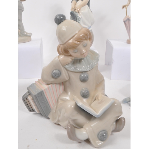 19 - Lladro / Nao - A collection of six 20th century Lladro and NAO porcelain figures. The collection to ... 