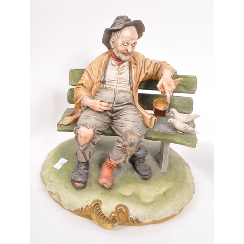 194 - Capodimonte / Royal Doulton - A collection of 20th Century porcelain china figurines comprising of t... 