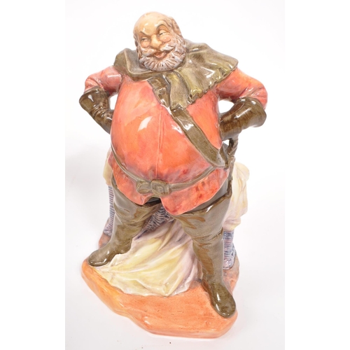 194 - Capodimonte / Royal Doulton - A collection of 20th Century porcelain china figurines comprising of t... 