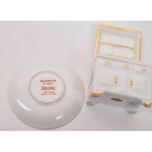 196 - Limoges France / Coalport - A collection of 20th Century vintage porcelain china Limoges France burg... 