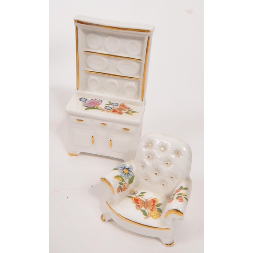 196 - Limoges France / Coalport - A collection of 20th Century vintage porcelain china Limoges France burg... 