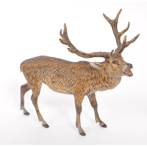 201 - Austrian cold painted bronze figures - Early 20th century circa 1920s in the form of animals. Depict... 