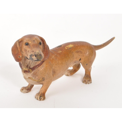 201 - Austrian cold painted bronze figures - Early 20th century circa 1920s in the form of animals. Depict... 