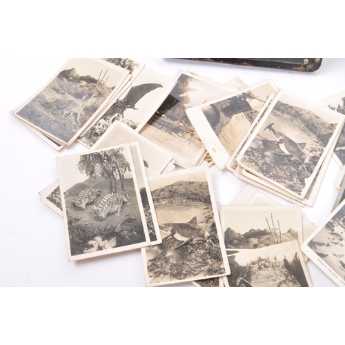 218 - An early 20th Century circa 1920s / 1930s metal folding camerascope viewer to include cards depictin... 