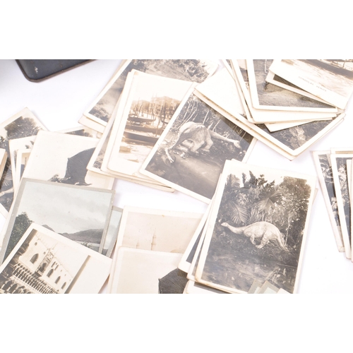 218 - An early 20th Century circa 1920s / 1930s metal folding camerascope viewer to include cards depictin... 