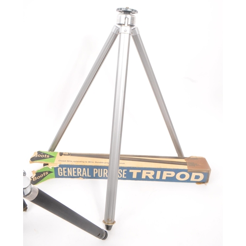 273 - A collection of 20th century camera / photographic tripods. The collection to include a Velbon Mini ... 