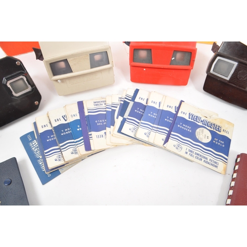 335 - Viewmaster - A collection of four mid 20th century Viewmaster stereoscope viewers. The collection to... 