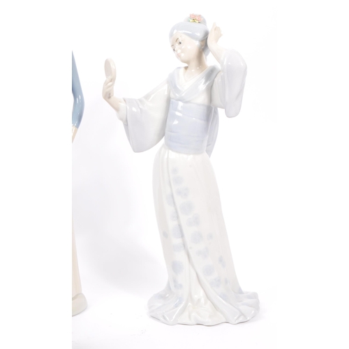 38 - M Requenas - A collection of 20th century M Requenas Spanish porcelain figures. The collection to in... 