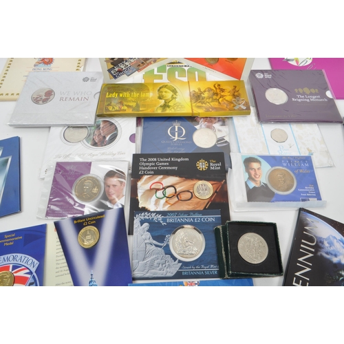 449 - Royal Mint - A collection of Royal Mint commemorative coin packs comprising of Queen Elizabeth the Q... 