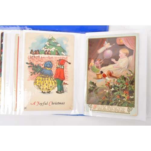 463 - Postcards of artist drawn children. Collection (approx. 260) in three albums. Variety of artists and... 