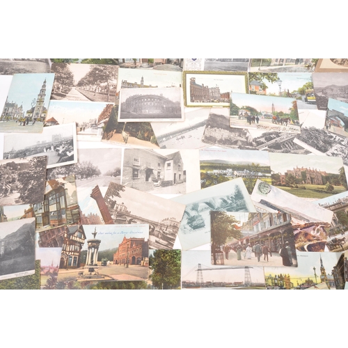 465 - Topographical Postcards. Extensive collection approx. 5,500 in suitcase. Mostly views of Great Brita... 