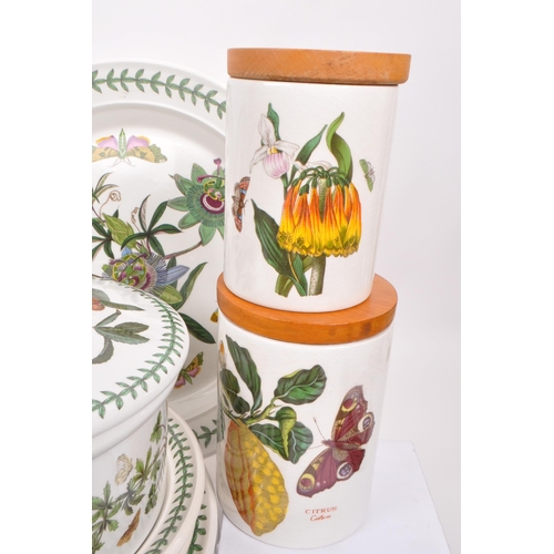 47 - Portmeirion - A collection of 20th Century Portmeirion china dinner service in the Botanic Gardens p... 