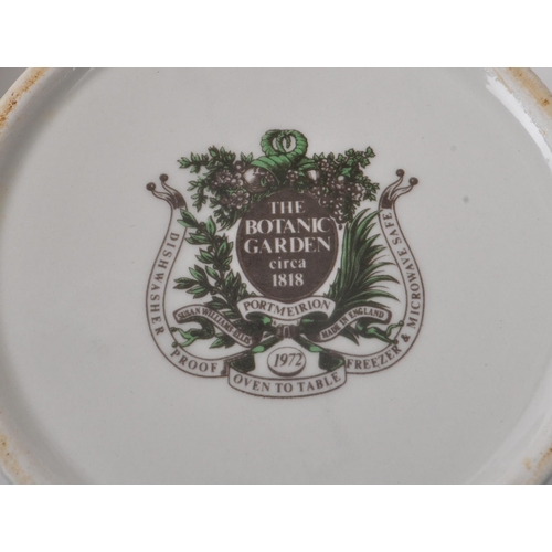 47 - Portmeirion - A collection of 20th Century Portmeirion china dinner service in the Botanic Gardens p... 