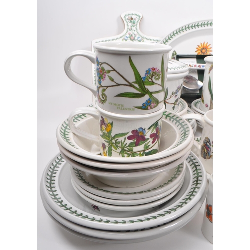 47 - Portmeirion - A collection of 20th Century Portmeirion china dinner service in the Botanic Gardens p... 