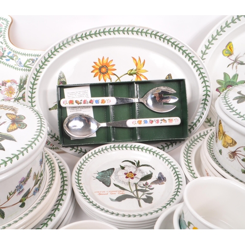 47 - Portmeirion - A collection of 20th Century Portmeirion china dinner service in the Botanic Gardens p... 